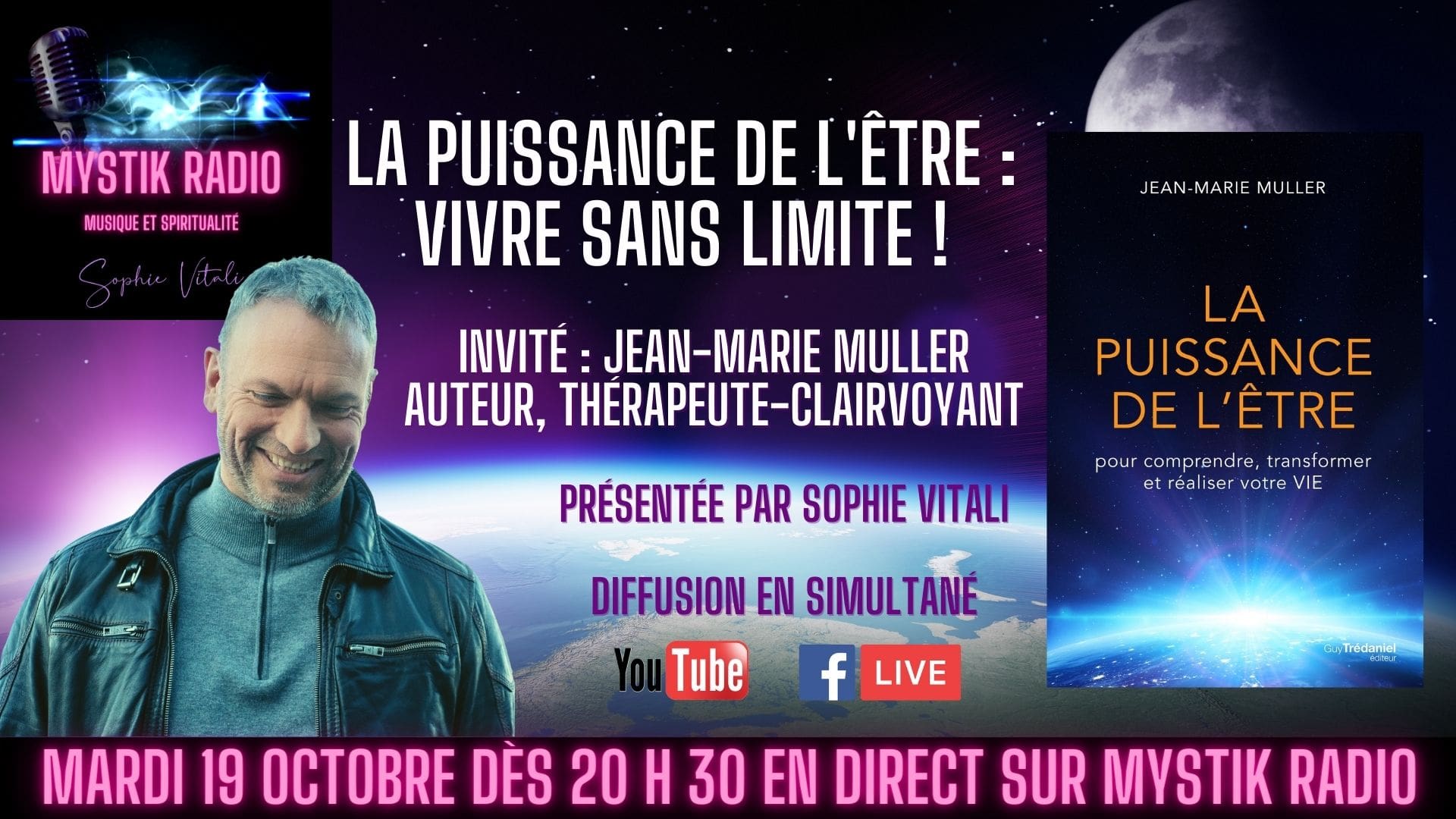 Sophie Vitali & Jean-Marie Muller : La puissance de l'être en direct sur Mystik Radio